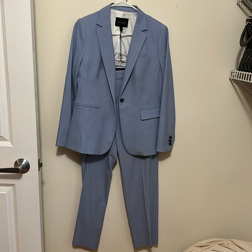 Banana Republic Ryan blue suit (jacket size 8p and pants size 12p)